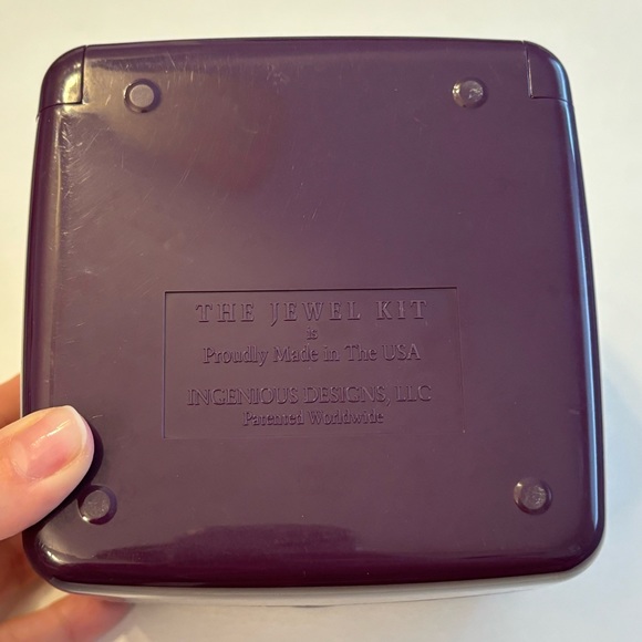 INGENIOUS DESIGNS Vintage “The Jewel Kit” Accordion Jewelry Box Travel Compact - Picture 10 of 10